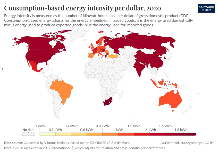 A thumbnail of the "Consumption-based energy intensity per dollar" chart